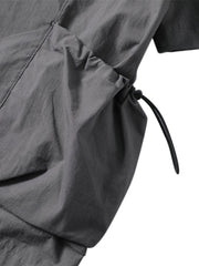 Combat Drawstring Cargo Tee Streetwear Brand Techwear Combat Tactical YUGEN THEORY