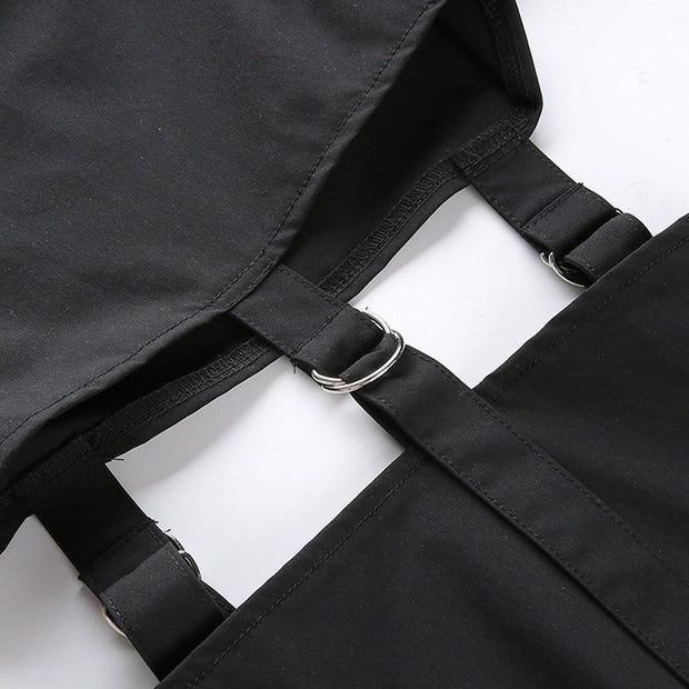 Combat Removable Buckle Hollow Out Pants Streetwear Brand Techwear Combat Tactical YUGEN THEORY