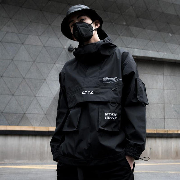Combat Techwear Jacket Streetwear Brand Techwear Combat Tactical YUGEN THEORY