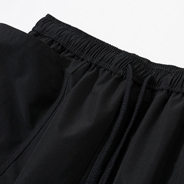 Combat Zipper Pockets Ribbons Cargo Pants Streetwear Brand Techwear Combat Tactical YUGEN THEORY