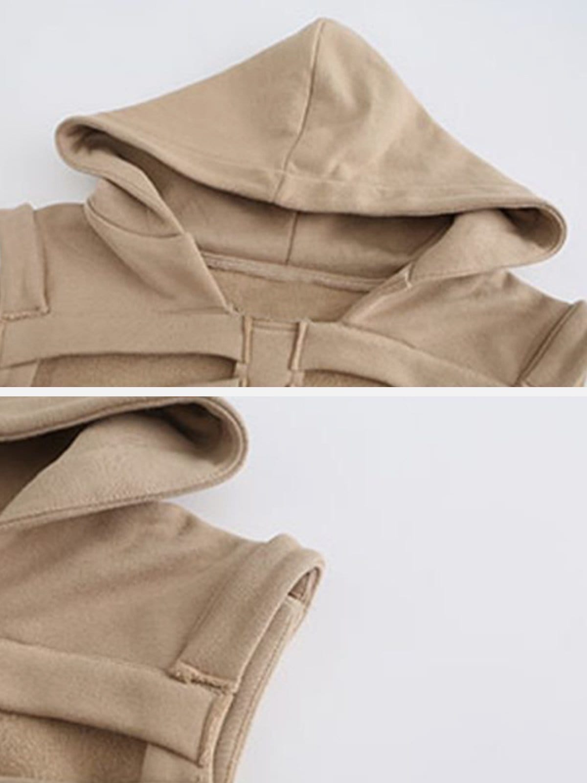 Cutout Hooded Vest Streetwear Brand Techwear Combat Tactical YUGEN THEORY
