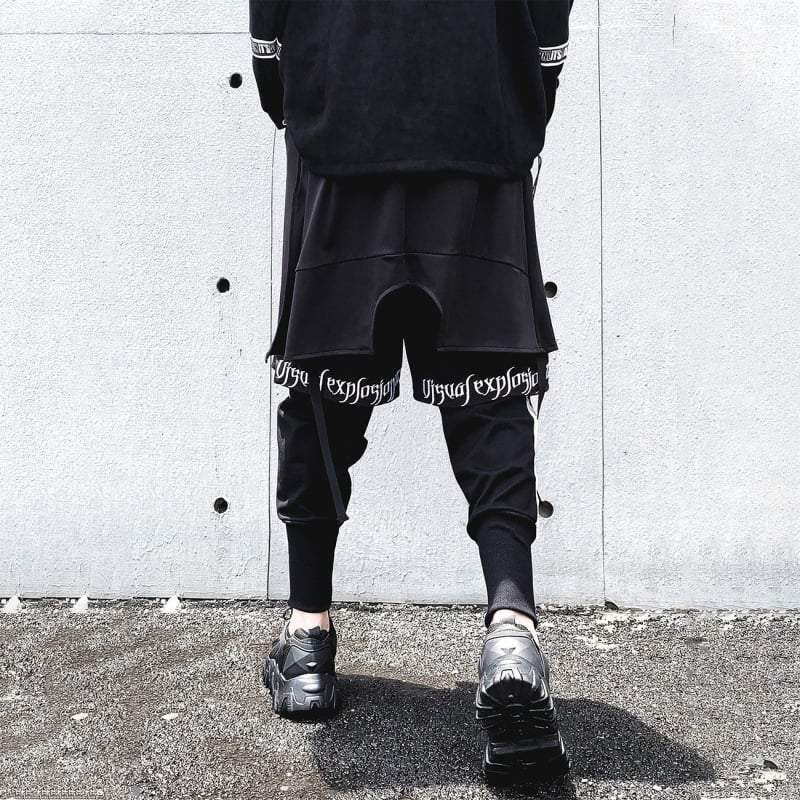 Cyber Goth Tech Ware Pants Streetwear Brand Techwear Combat Tactical YUGEN THEORY