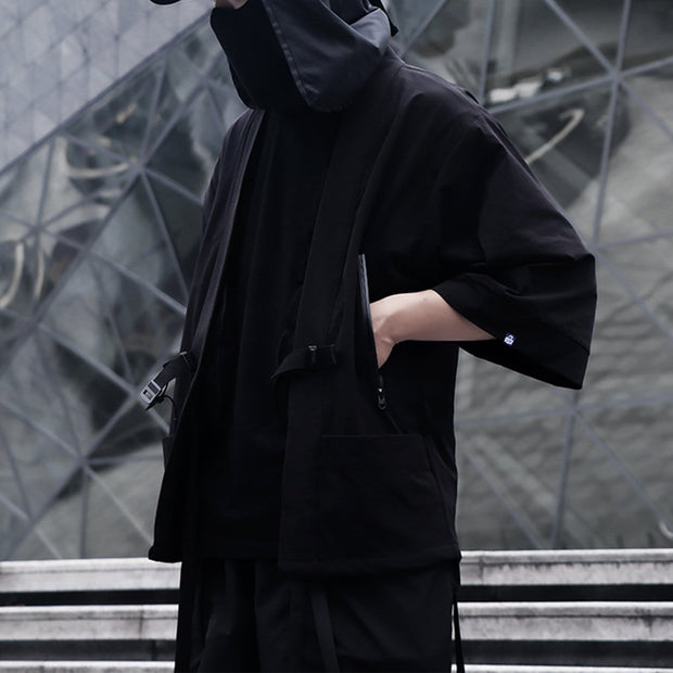 Cyberpunk Dark Ninja Jacket Streetwear Brand Techwear Combat Tactical YUGEN THEORY