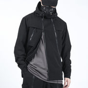 Cyberpunk Function Multi-zip Jacket Streetwear Brand Techwear Combat Tactical YUGEN THEORY