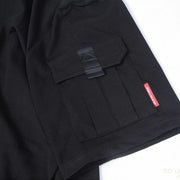 Cyberpunk Functional Pocket Cotton Tee Streetwear Brand Techwear Combat Tactical YUGEN THEORY