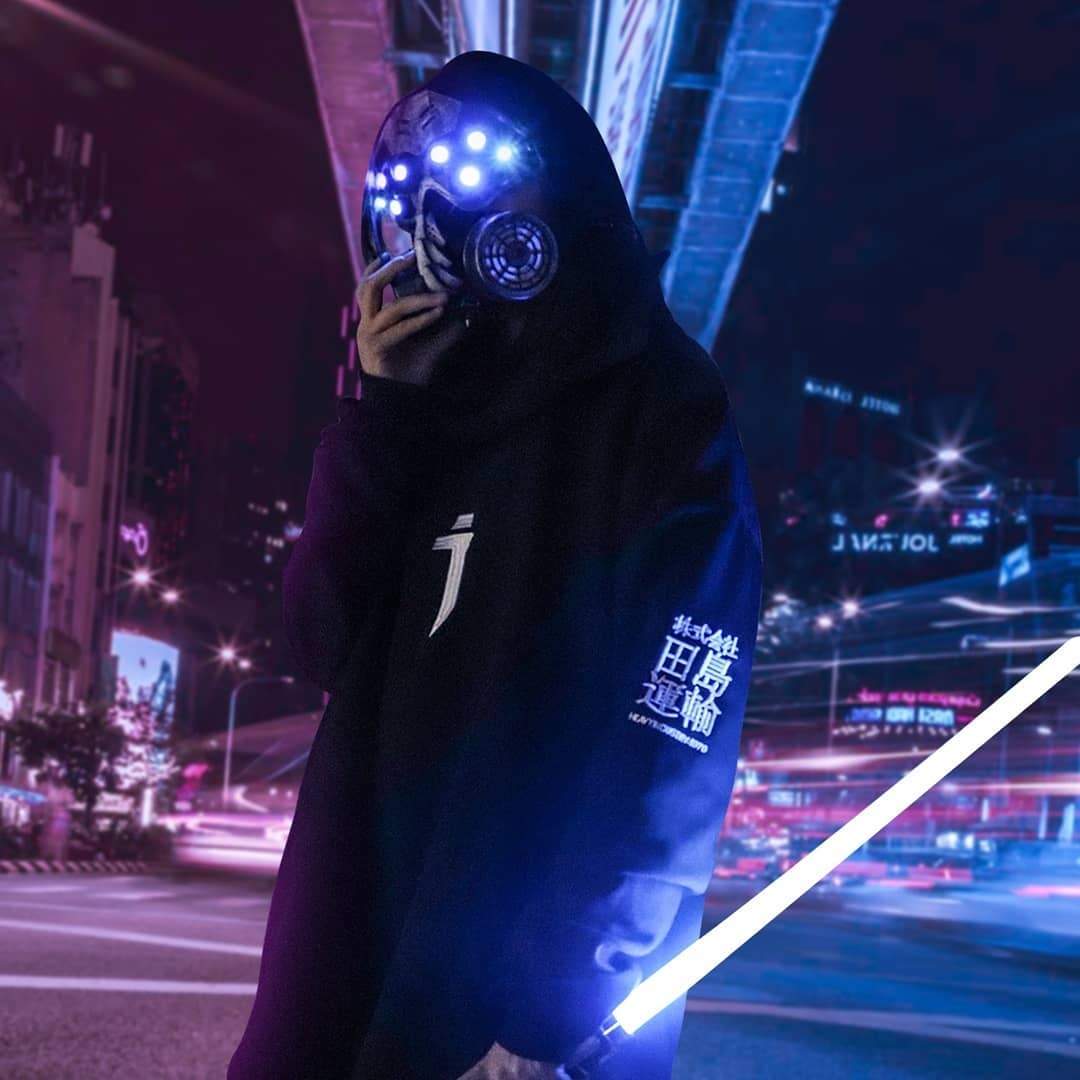 Cyberpunk Hand Made Mask Streetwear Brand Techwear Combat Tactical YUGEN THEORY