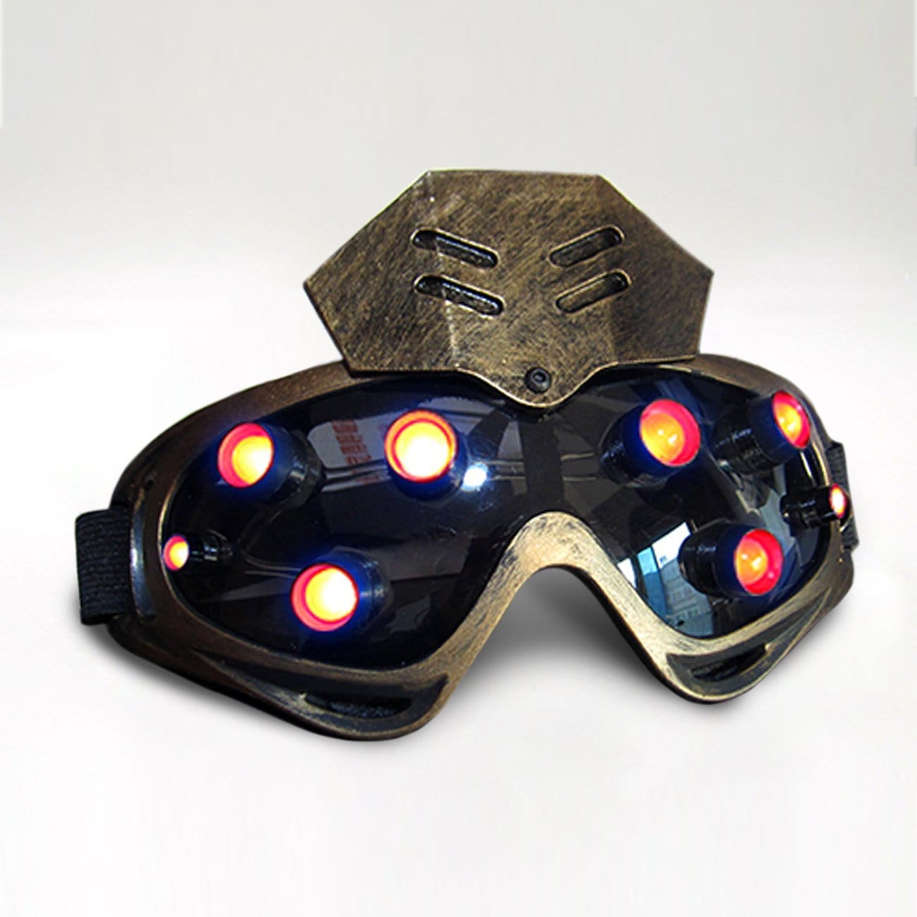 Cyberpunk Mechanical Sci-fi Steam Glow Mask Streetwear Brand Techwear Combat Tactical YUGEN THEORY