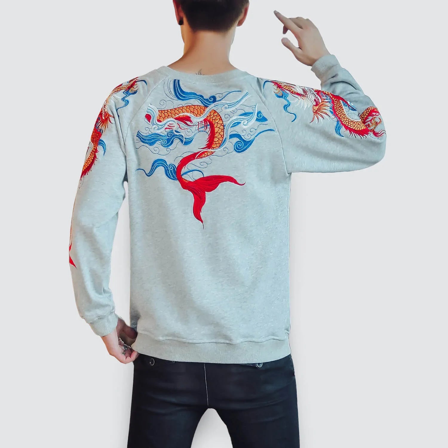 Dansu Dragon Sweatshirt Streetwear Brand Techwear Combat Tactical YUGEN THEORY