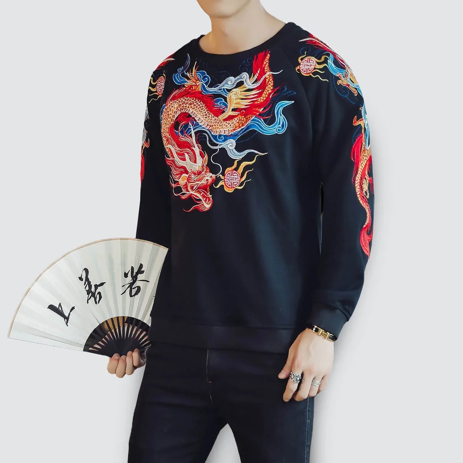 Dansu Dragon Sweatshirt Streetwear Brand Techwear Combat Tactical YUGEN THEORY