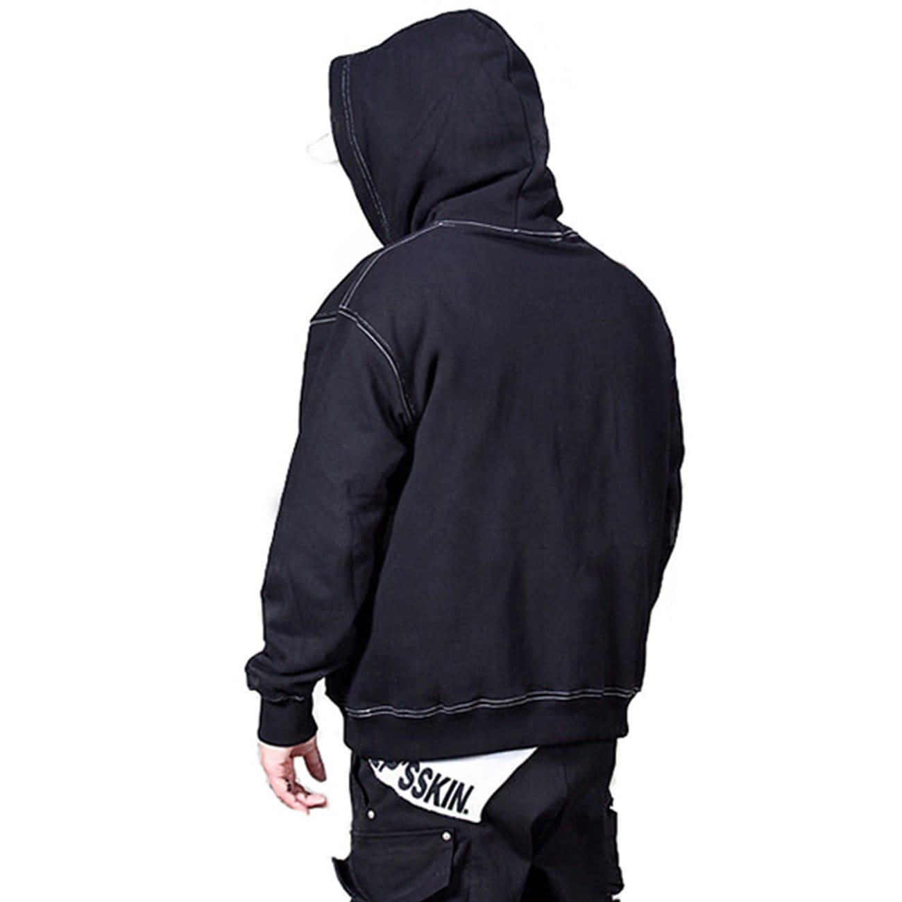Dark Bright Line Hoodie Streetwear Brand Techwear Combat Tactical YUGEN THEORY