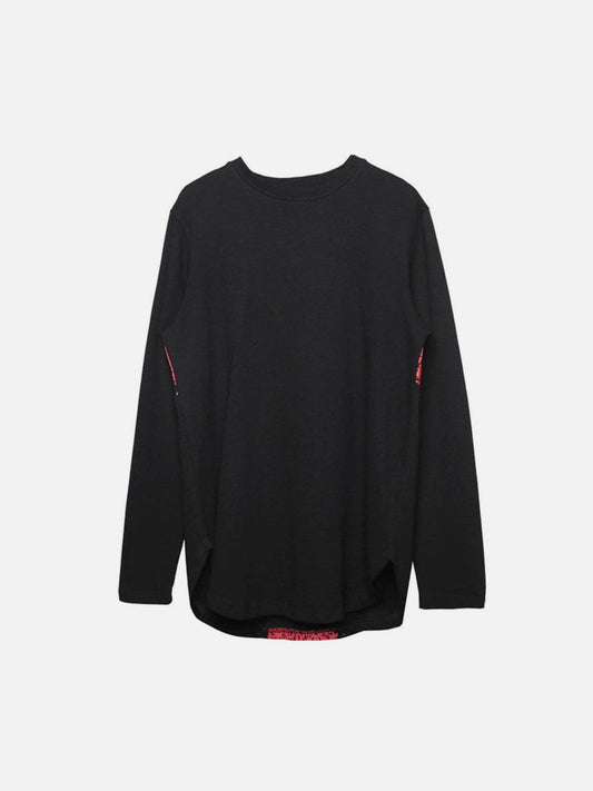 Dark Cross Print Sweatshirt Streetwear Brand Techwear Combat Tactical YUGEN THEORY