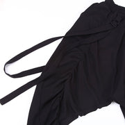 Dark Elastic Ribbons Oversized Pants Streetwear Brand Techwear Combat Tactical YUGEN THEORY