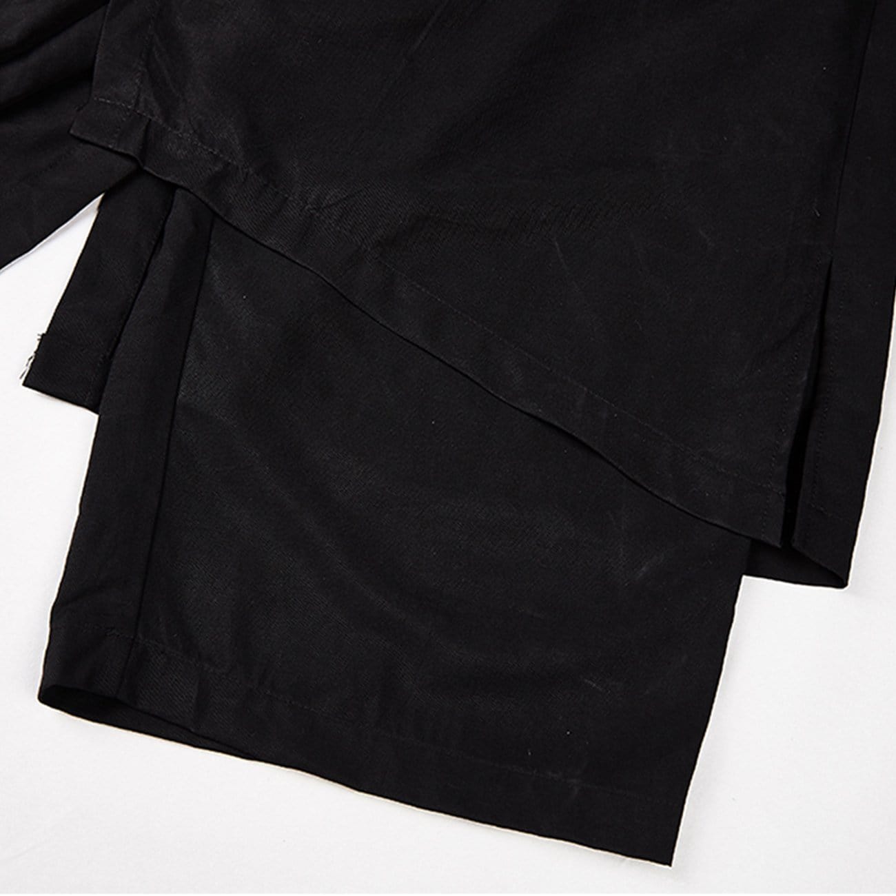 Dark Fake Two Bandage Cropped Culottes Pants Streetwear Brand Techwear Combat Tactical YUGEN THEORY