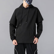 Dark Fake Two Hoodies Streetwear Brand Techwear Combat Tactical YUGEN THEORY