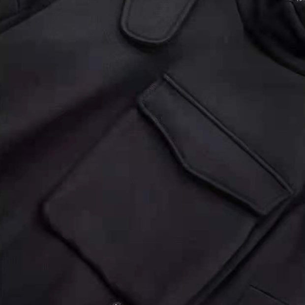 Dark Fake Zipper Pockets Hoodie Streetwear Brand Techwear Combat Tactical YUGEN THEORY