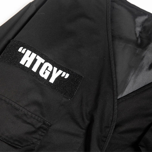 Dark Function Multi Pockets Cardigan Jacket Streetwear Brand Techwear Combat Tactical YUGEN THEORY
