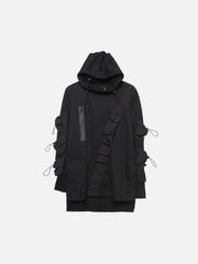 Dark Function Ninja Multi-pocket Hoodies Streetwear Brand Techwear Combat Tactical YUGEN THEORY