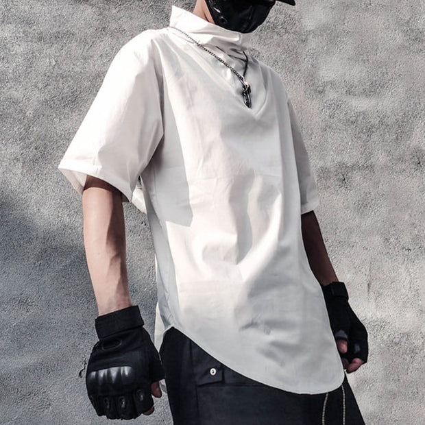 Dark Functional Chain Turtleneck Tee Streetwear Brand Techwear Combat Tactical YUGEN THEORY