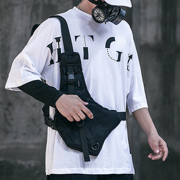 Dark Functional Messenger Bag Streetwear Brand Techwear Combat Tactical YUGEN THEORY