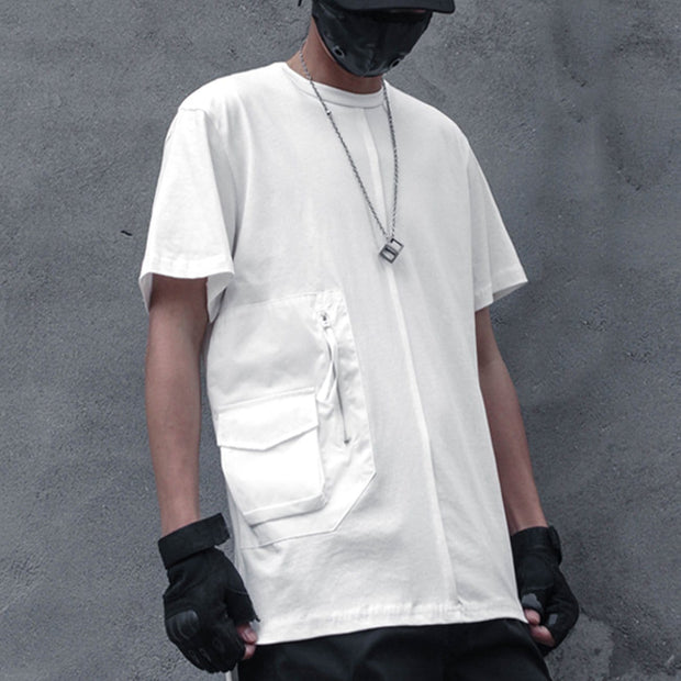 Dark Functional Zipper Pockets Tee Streetwear Brand Techwear Combat Tactical YUGEN THEORY