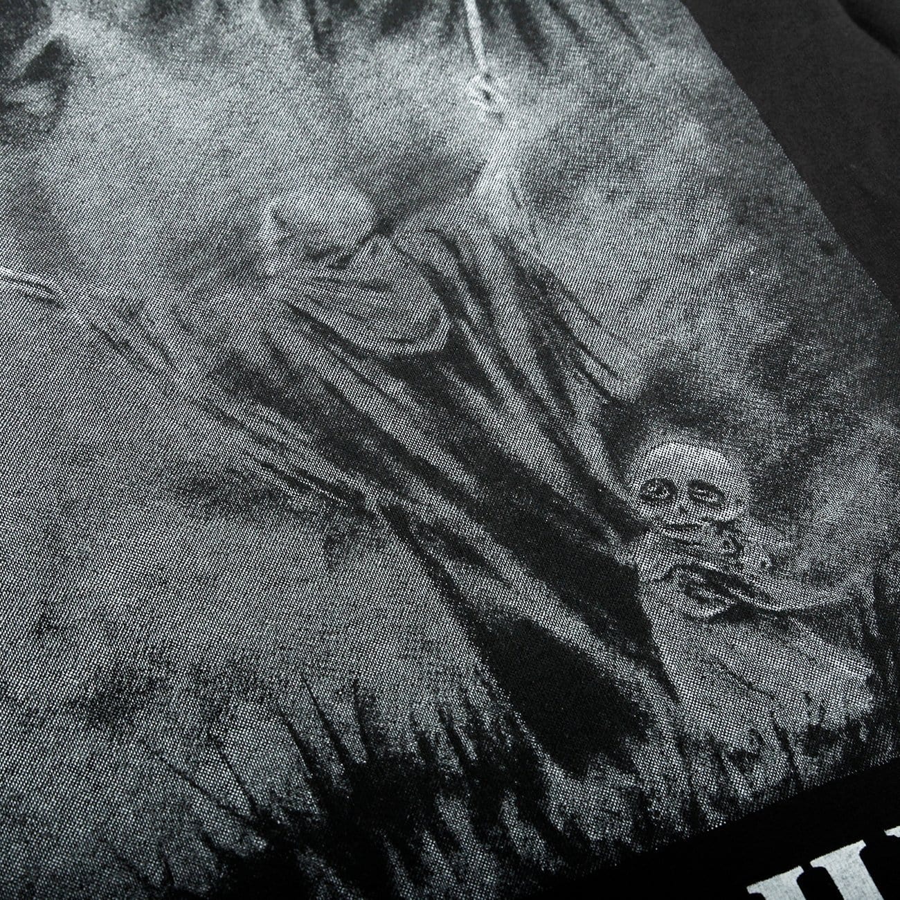 Dark Ghost Skull Print Cotton Sweatshirt Streetwear Brand Techwear Combat Tactical YUGEN THEORY