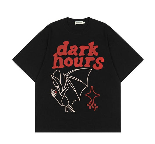 Dark Hours Bat T-Shirt Streetwear Brand Techwear Combat Tactical YUGEN THEORY