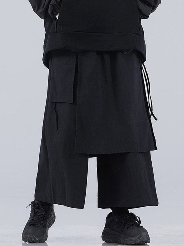 Dark Irregular Harem Pants Streetwear Brand Techwear Combat Tactical YUGEN THEORY