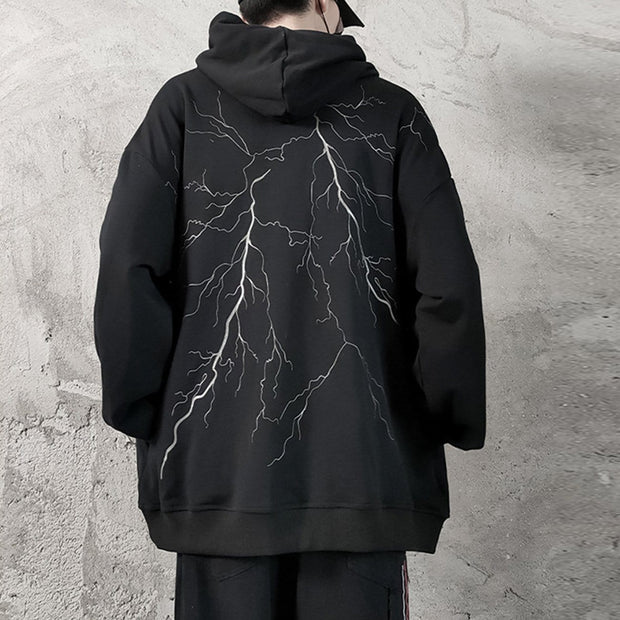 Dark Lightning Butterfly Chain Hoodie Streetwear Brand Techwear Combat Tactical YUGEN THEORY
