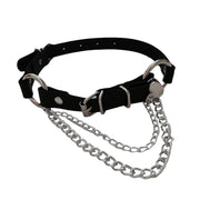 Dark Love Chain PU Clavicle Chain Collars Streetwear Brand Techwear Combat Tactical YUGEN THEORY