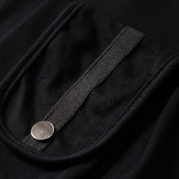 Dark Multi Pockets Tee Streetwear Brand Techwear Combat Tactical YUGEN THEORY