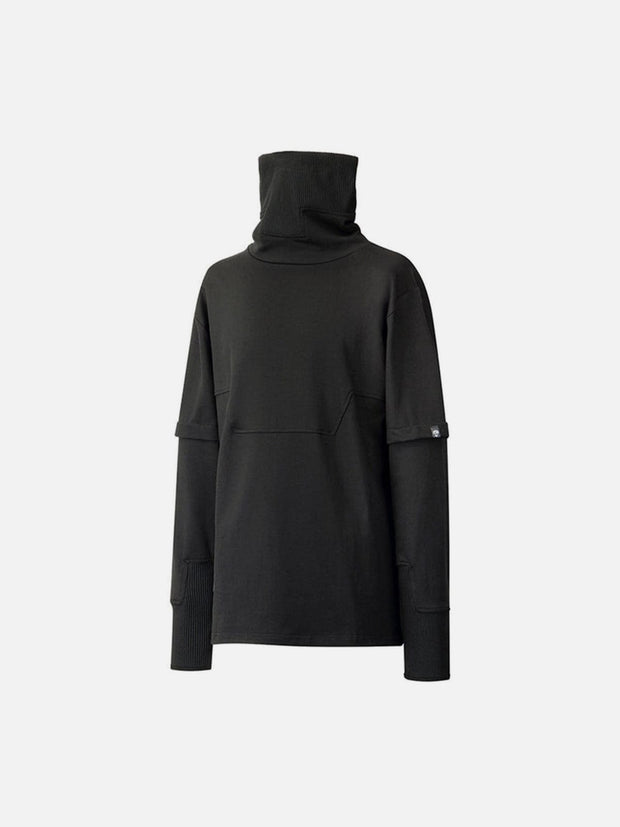 Dark Ninja Turtleneck Sweatshirt Streetwear Brand Techwear Combat Tactical YUGEN THEORY