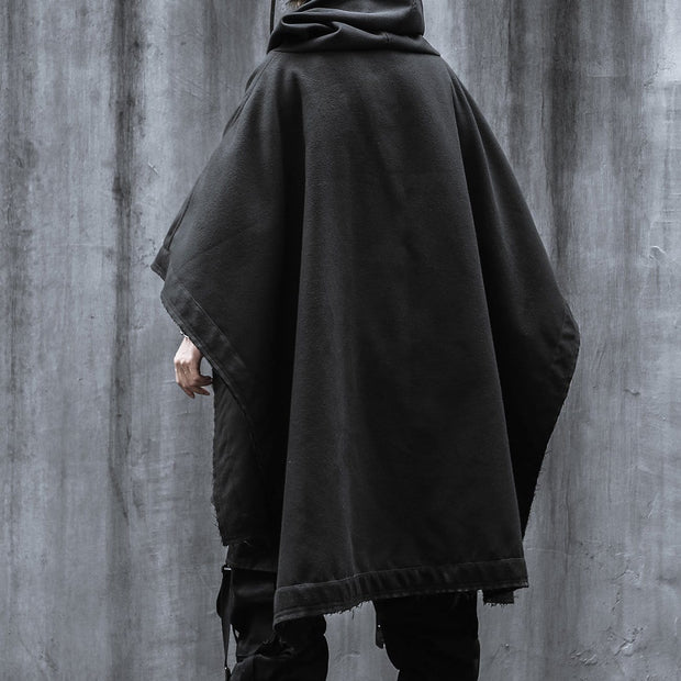 Dark Oversized Wizard Cloak Hoodie Streetwear Brand Techwear Combat Tactical YUGEN THEORY