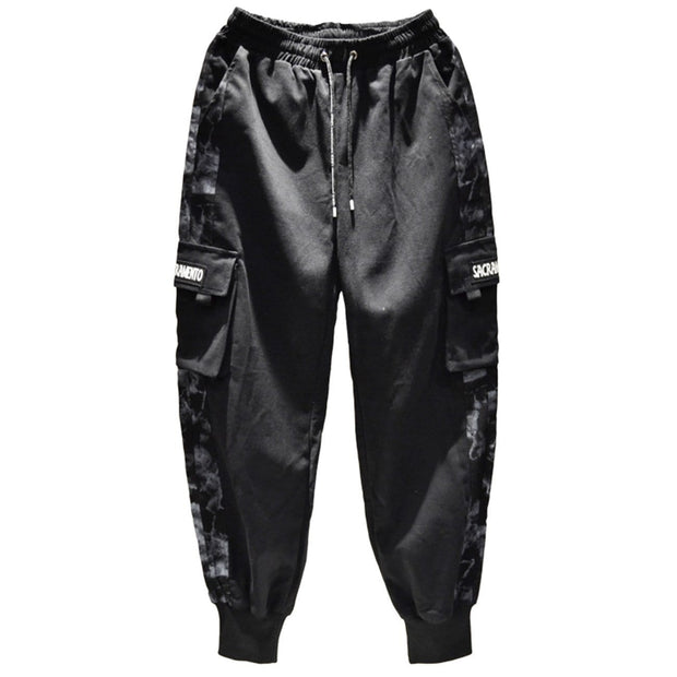 Dark Patchwork Cargo Pants Streetwear Brand Techwear Combat Tactical YUGEN THEORY