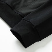 Dark Patchwork Ribbons Buckle Hoodie Streetwear Brand Techwear Combat Tactical YUGEN THEORY