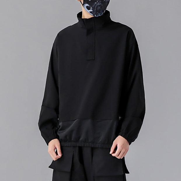 Dark Patchwork Sweatshirt Streetwear Brand Techwear Combat Tactical YUGEN THEORY