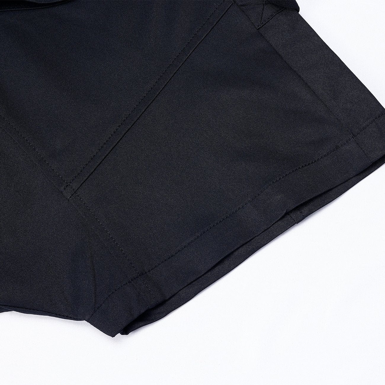 Dark Patchwork Wide Leg Shorts Streetwear Brand Techwear Combat Tactical YUGEN THEORY