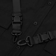 Dark Ribbon Chain Shirt Streetwear Brand Techwear Combat Tactical YUGEN THEORY