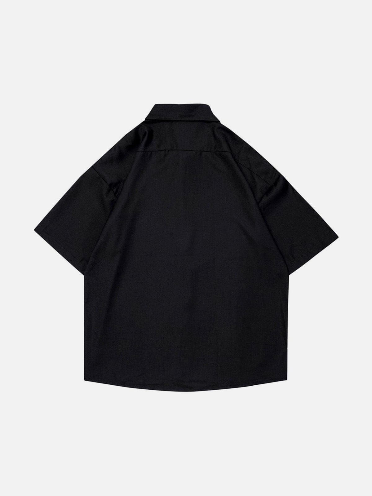 Dark Solid Color Shirt Streetwear Brand Techwear Combat Tactical YUGEN THEORY