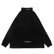 Dark Turtleneck Embroidery Sweatshirt Streetwear Brand Techwear Combat Tactical YUGEN THEORY