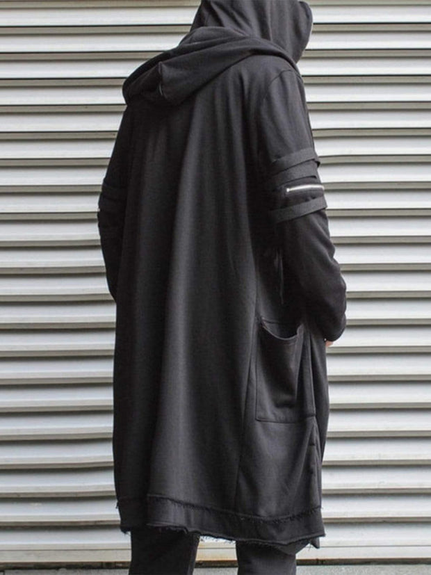 Dark Wizard Cloak Double Hooded Coat Streetwear Brand Techwear Combat Tactical YUGEN THEORY