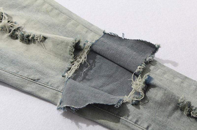 Destroyed Jeans Streetwear Brand Techwear Combat Tactical YUGEN THEORY