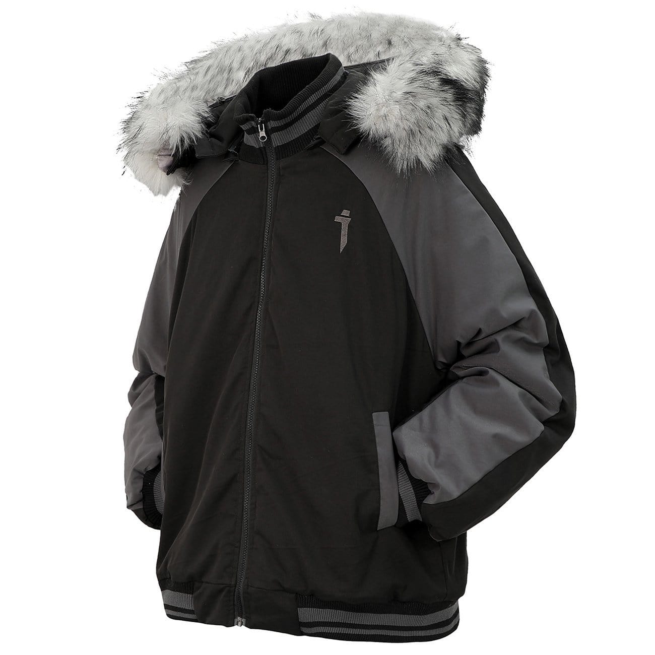 Detachable Fur Collar Hat Winter Coat Streetwear Brand Techwear Combat Tactical YUGEN THEORY