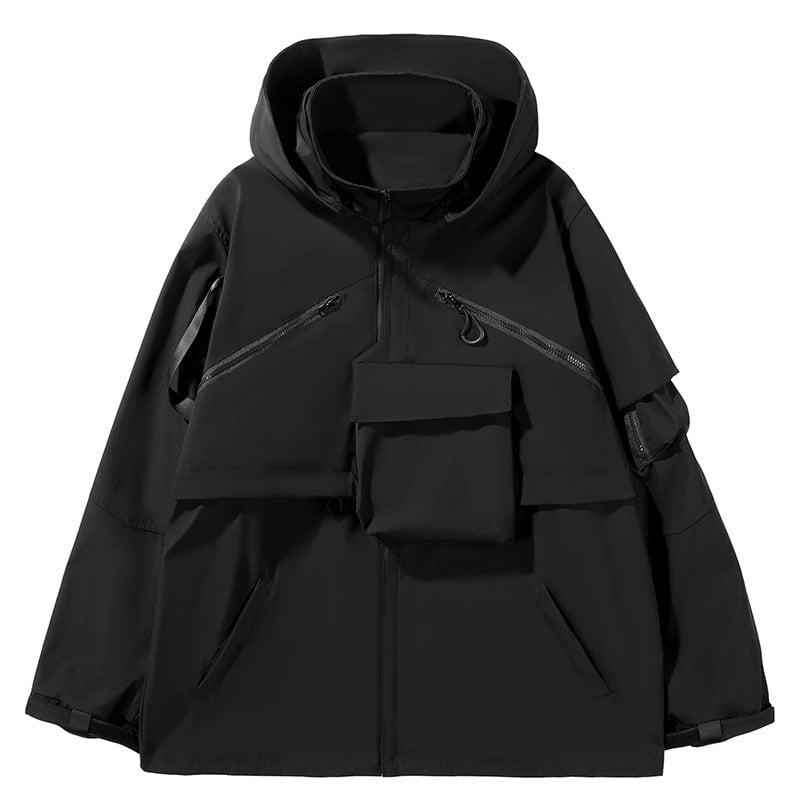 Detachable Jacket Two Wear Style Streetwear Brand Techwear Combat Tactical YUGEN THEORY
