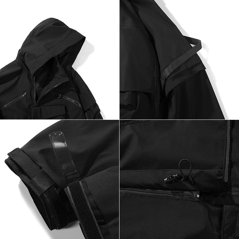 Detachable Jacket Two Wear Style Streetwear Brand Techwear Combat Tactical YUGEN THEORY