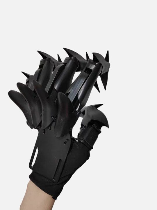 Detachable Knuckle Hand Claws Mechanical Gloves Streetwear Brand Techwear Combat Tactical YUGEN THEORY