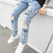 Distressed Graffiti Jeans Streetwear Brand Techwear Combat Tactical YUGEN THEORY
