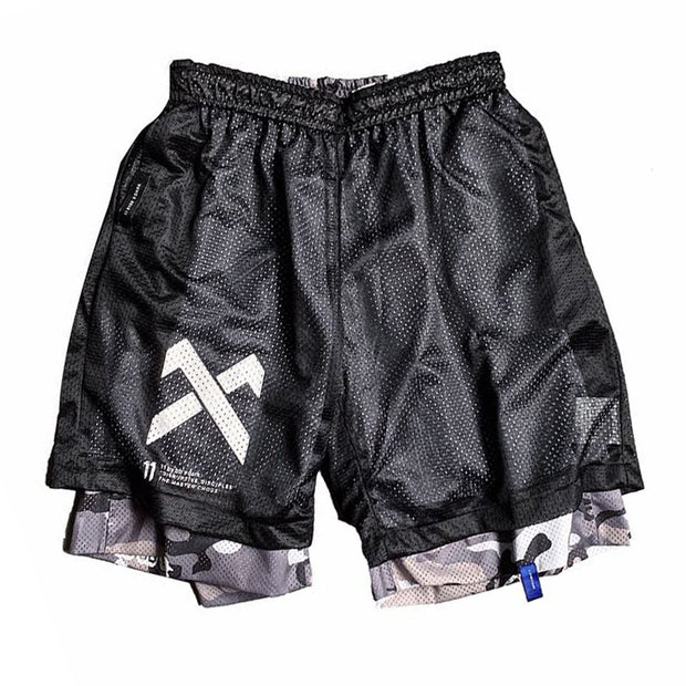 "Double Ninja" Shorts Streetwear Brand Techwear Combat Tactical YUGEN THEORY