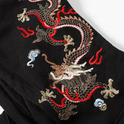 Dragon Embroidery Hoodies Streetwear Brand Techwear Combat Tactical YUGEN THEORY