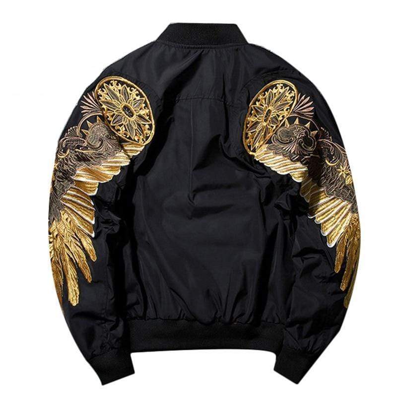 Eagle Wings Bomber Jacket Streetwear Brand Techwear Combat Tactical YUGEN THEORY