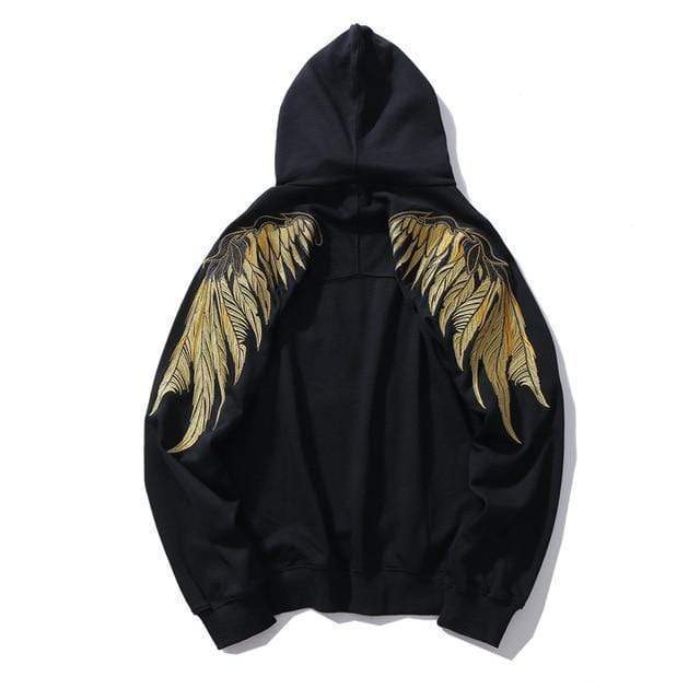 Eagle Wings Hoodie Streetwear Brand Techwear Combat Tactical YUGEN THEORY